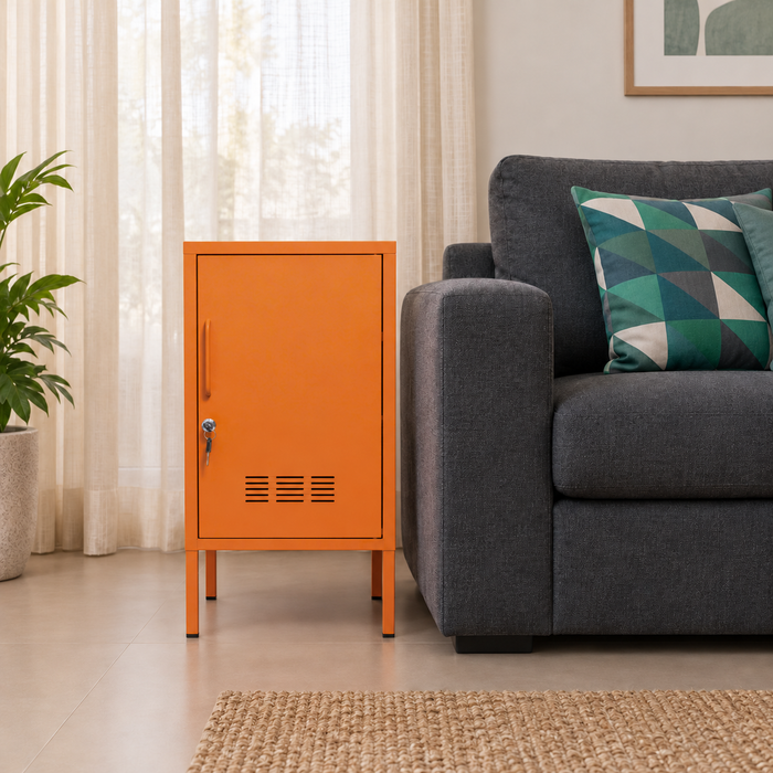 Armário de Aço com Chave LockStock 72 cm – Laranja