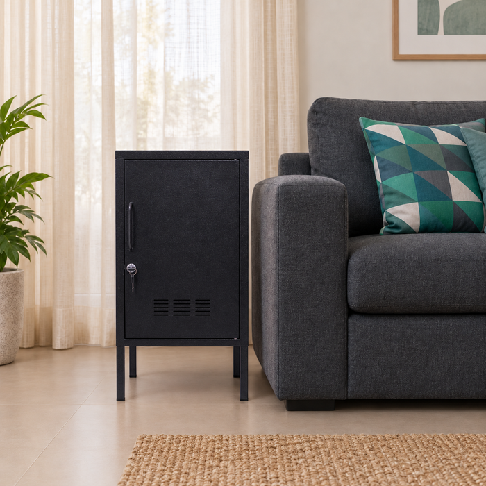 Armário de Aço com Chave LockStock 72 cm – Preto