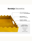 bandeja amarelo info