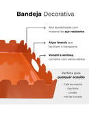 bandeja laranja info