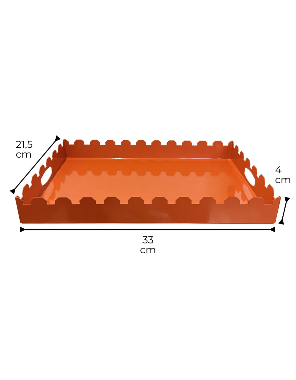 bandeja laranja info