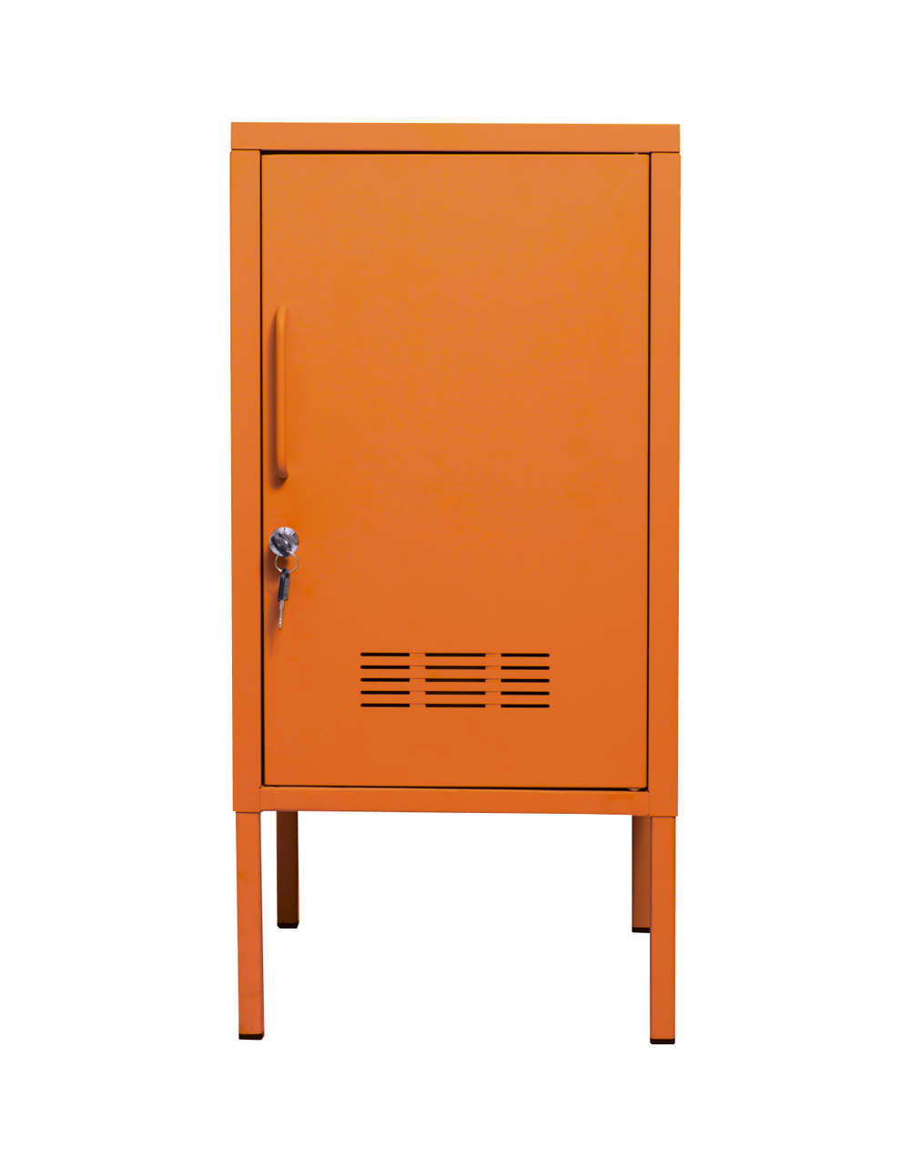Armário de aço laranja LockStock — frente