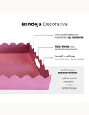 bandeja rosa-chiclete info