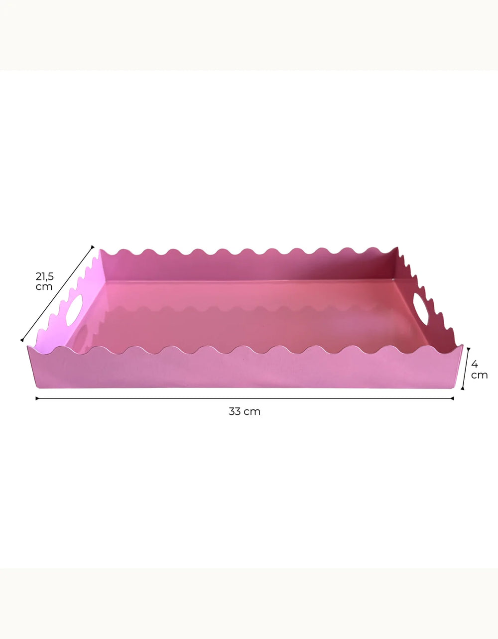 bandeja rosa-chiclete info