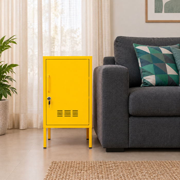 Armário de Aço com Chave LockStock 72 cm – Amarelo