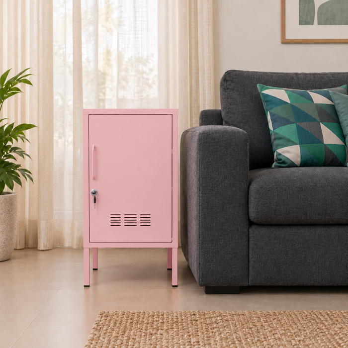 Armário de Aço com Chave LockStock 72 cm – Rosa